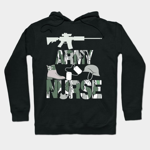 army nurse Hoodie by Darwish